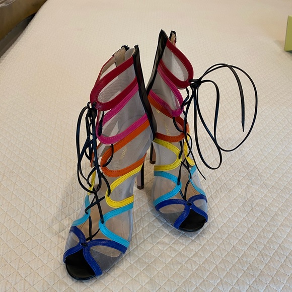 Chase & Chloe Cagey Mesh Booties - Picture 2 of 4